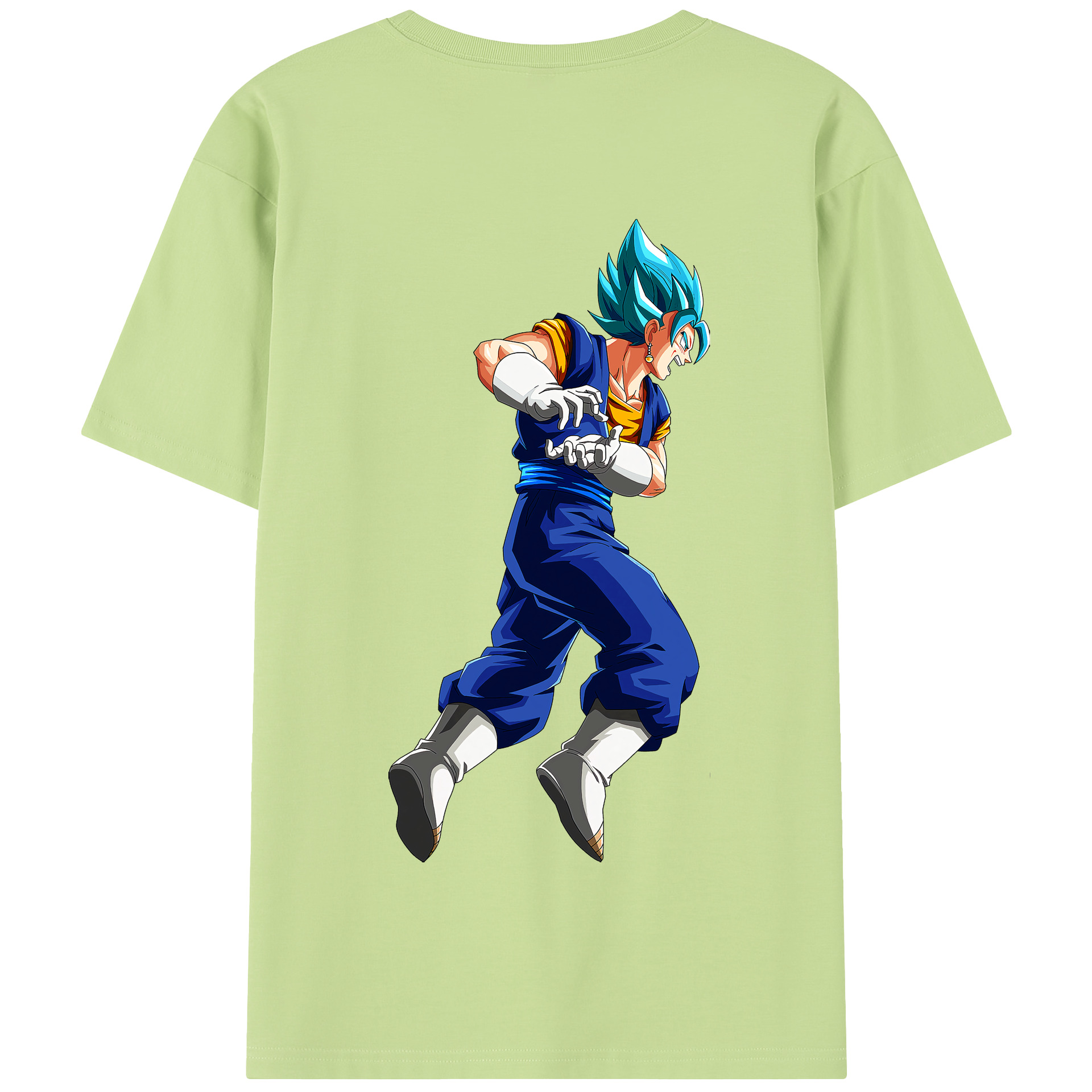 （画像用） ドラゴンボール ベジット DRAGON BALL Vegetto 綿100％半袖Tシャツ（背面プリント）